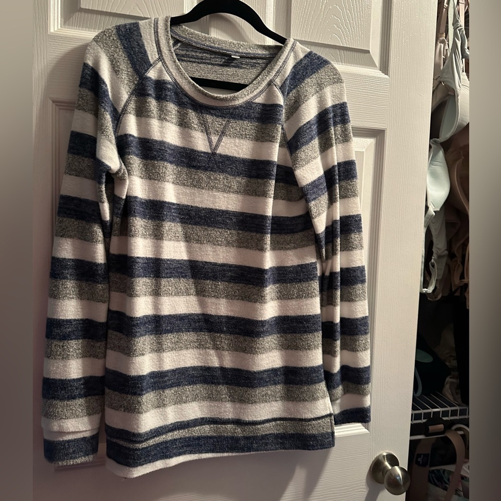 Stripped Long Sleeve Sweater